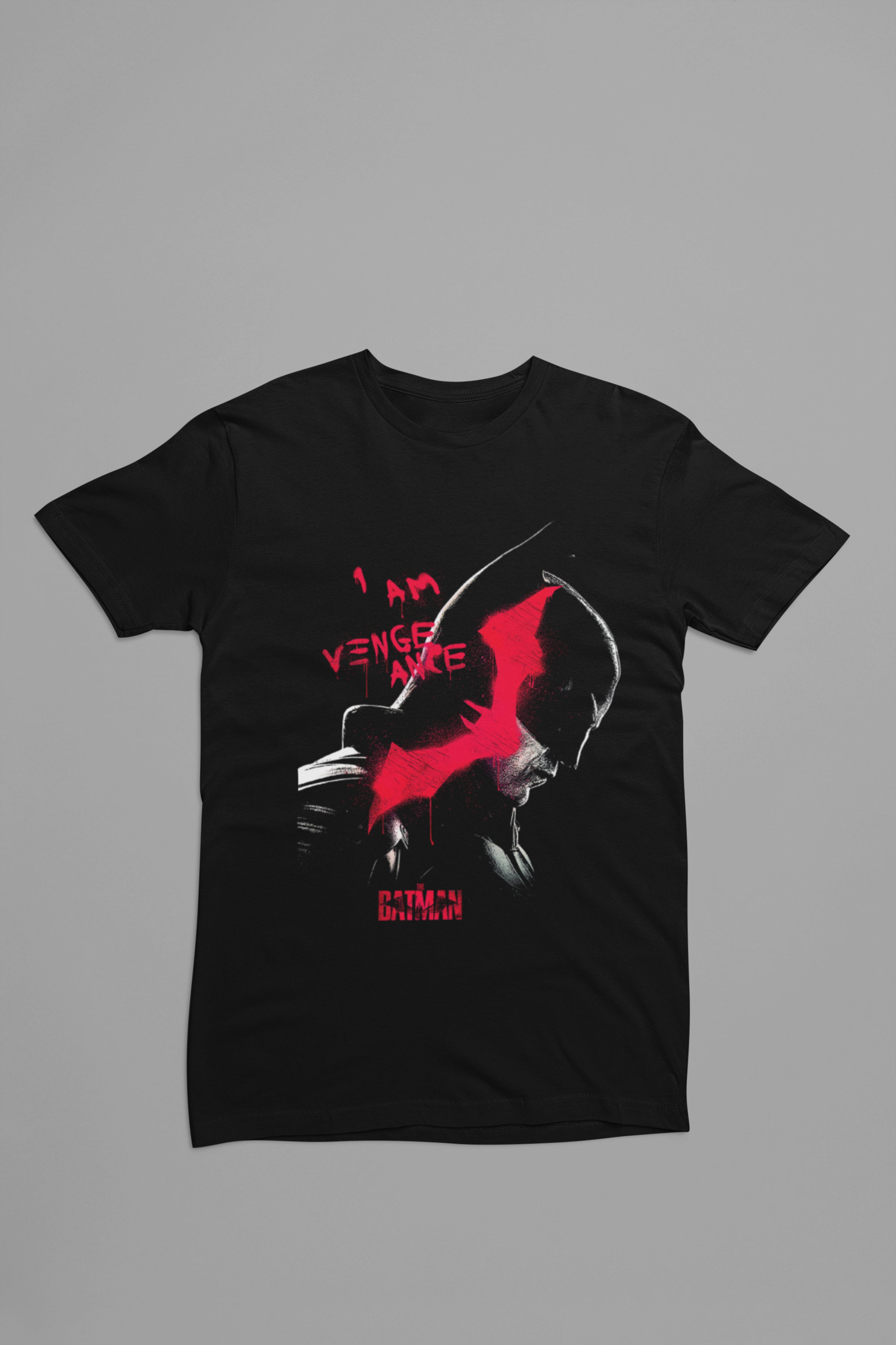 Black & Red Batman Tee: The Dark Knight Rises in Style, Batman Tshirt ...