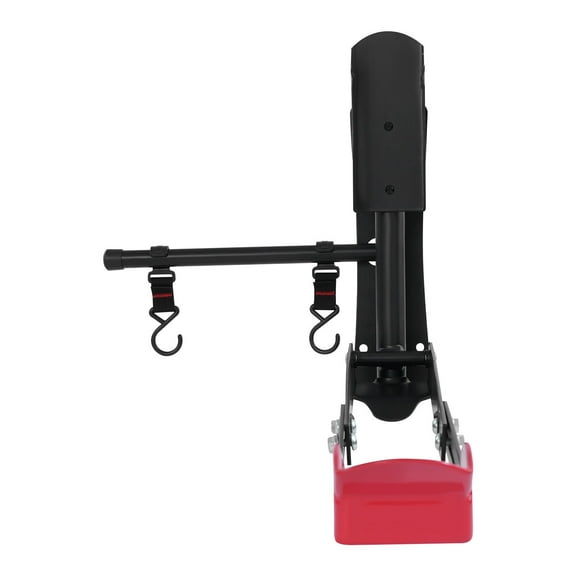 Black & Red Bike Wall Hanger - Heavy Duty Carbon Steel Foldable Rack for 20-29in Wheels, 77lb Capacity