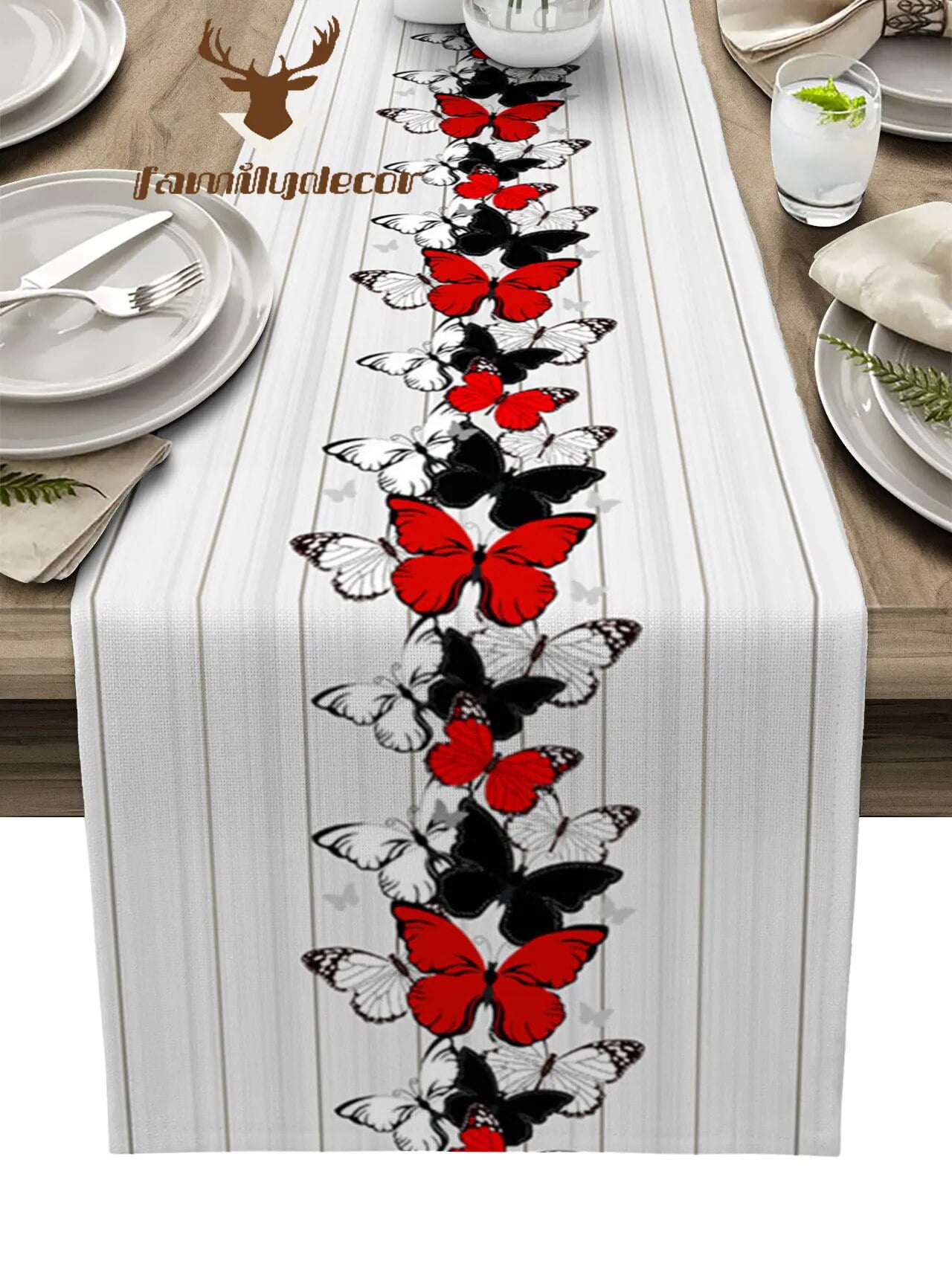Wood Grain Table Runner