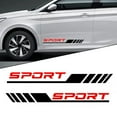 thumbnail image 1 of Black+Red Car Door Side Sticker Reflective Vinyl Decal Waterproof 58x12 9cm, 1 of 11