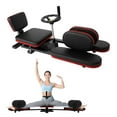 thumbnail image 1 of Black with Red Detail Trainer, 240° Adjustable Angle, Waterproof Surface, Leg Stretcher Machine, Gym Equipment, leveraging Home Studio, Ballet, Athletic Room, 1 of 8