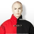 thumbnail image 1 of Black Red Gambeson Type I Medieval Padded Armour Coat SCA Fighting Jacket, 1 of 9