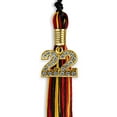 thumbnail image 1 of Black/Red/Gold Mixed Color Graduation Tassel with Gold Date Drop, 1 of 2