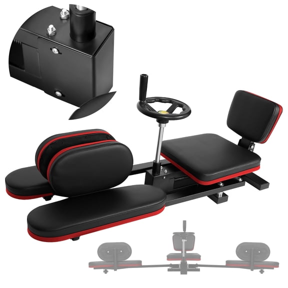Black Red Trim Leg Split Machine, Slim 15" Storage, Adjustable Leg Stretcher Machine, Professional Stretcher, leveraging Dance, Physical Training, Home Gym