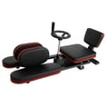thumbnail image 1 of Black & Red Leg Stretcher with 62.2" Size & 6" PU Cushion, 360° Casters Leg Stretching Split Machine with 330 LBS Capacity, Flexibility Stretching Machine with Steel Frame & 0~240° Range, for Fitness, 1 of 7