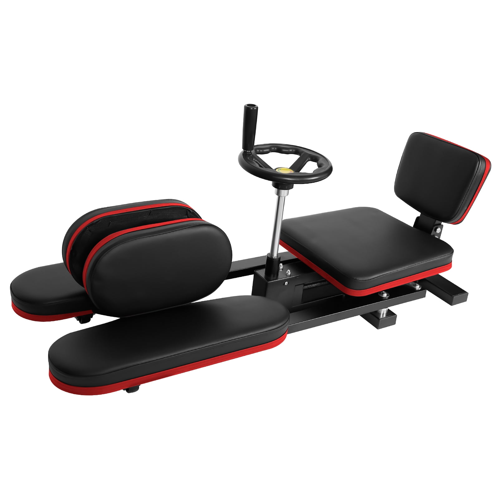 Black & Red Leg Stretcher with 62.2" Size & 6" PU Cushion, 360° Casters ...
