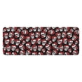 thumbnail image 1 of Black Red Rose Skull Pattern Kitchen Rug Mat,Kitchen Runner Rugs Non Skid Washable,Decorative Kitchen Floor Mats for Kitchen,Sink,Laundry,17"x47.2", 1 of 7