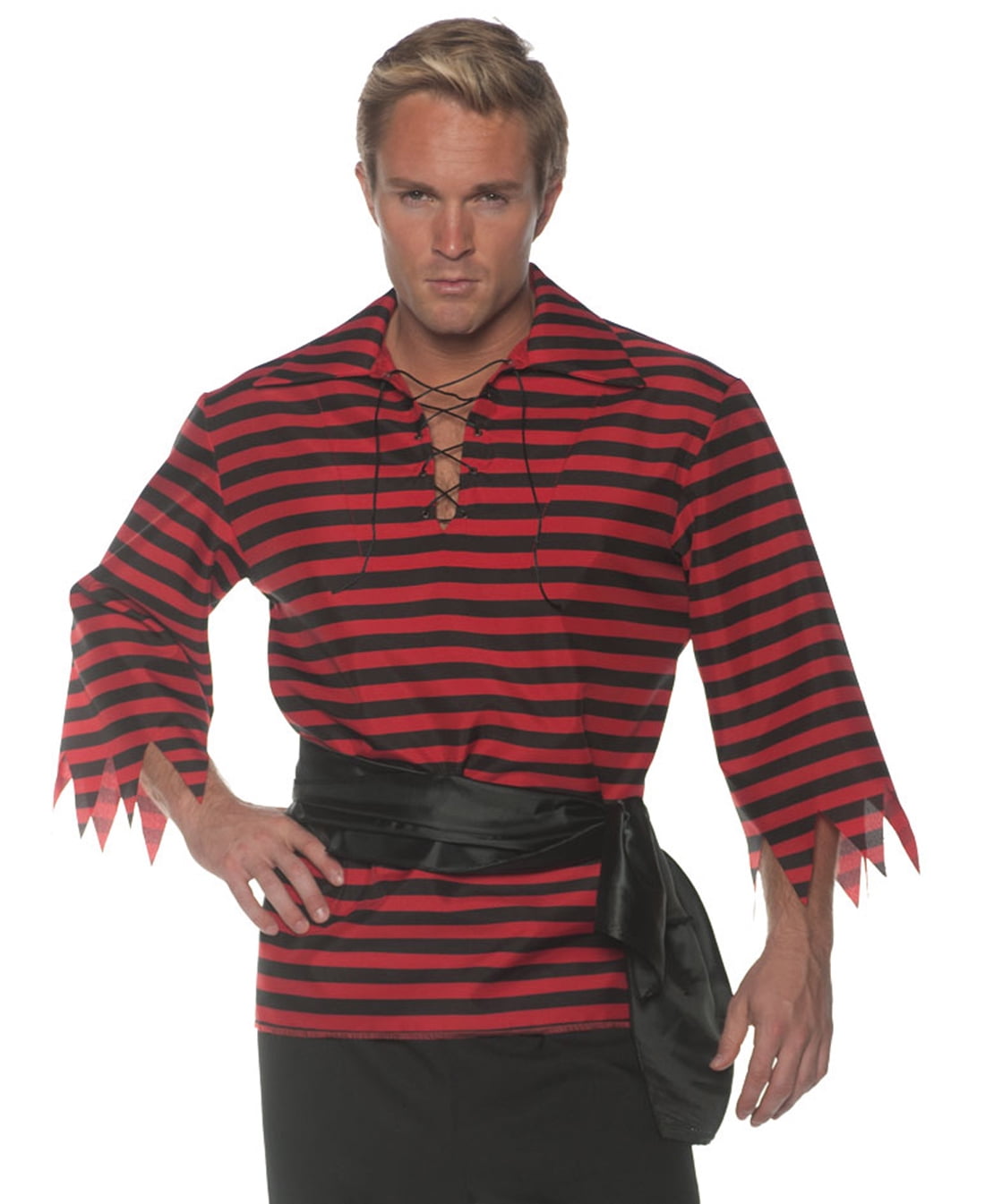 Pirate Shirt Dark Red Adult Pirate Shirt Dark Red Adult