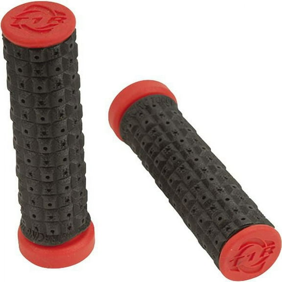 Black/Red Torc1 Racing Enduro Dual Compound ATV Grips