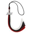 thumbnail image 1 of Endea Graduation Black/Red/White Graduation Tassel with Silver Date Drop, 1 of 11