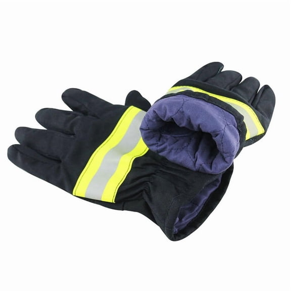 Black Reflective Belt Fireproof Gloves Wear-resistant Non-slip Safety Gloves Safety Protection Products ,Easy to Wear