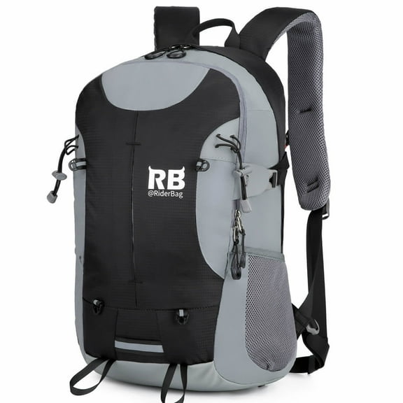 Riderbag Hi Vis Reflective Bike Motorcycle Backpack Black