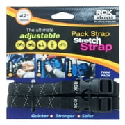 Black/Reflective Sz 42" Rok Straps Medium Duty Adjustable Tiedowns