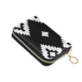 thumbnail image 2 of Short Wallet For Women PU Leather Flower Print Credit Card Holder Wallets Cash Pocket Coin Purse For Various Occasion Burgundy 2 of 10