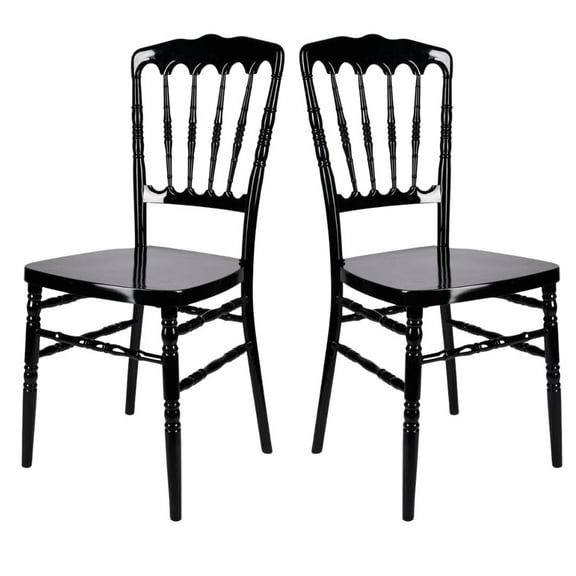Black Resin Steel Skeleton Napoleon Chair by Chivari