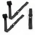 thumbnail image 1 of Black Retractable Bench Seat Belt Kit for 1981-1993 Chevy Truck S10 Standard 2 Point - 3 Belts, 1 of 1