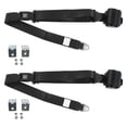 thumbnail image 1 of Black Retractable Bucket Seat Belt Kit with Bracketry for 1982-1992 Camaro Standard 3 Point - 2 Belts, 1 of 1