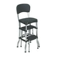 thumbnail image 1 of Black Retro Counter Chair / Step Stool, 1 of 6