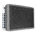 Window Kuling Unit Black Retro Greek Key Indoor Air Conditioner Covers for Window Units ...