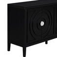 thumbnail image 1 of Black Retro Sideboard | Meets Various Storage Needs | Living Room Display, 1 of 5