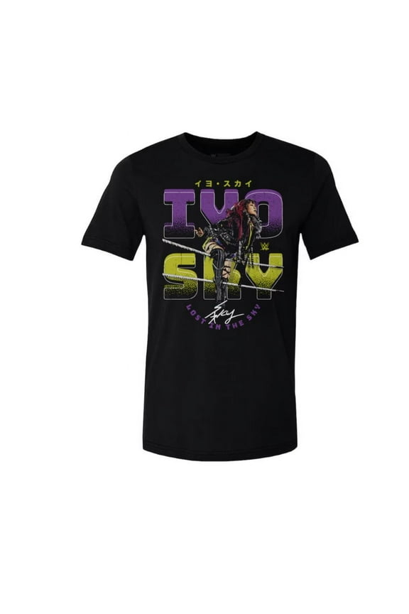 Black Retro Wrestling Diva Inspired Ropes Graphic Shirt