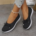 thumbnail image 1 of Black Rhinestone Flats,Ankle Strap Ballet Flats,Women Rhinestone Buckle Flat Shoes Black Round Toe Ankle Strap Ballet Flats Comfortable Dressy Walking Flats,Black 5.5, 1 of 5