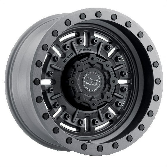 Black Rhino Abrams 18X9.5 8X180 -18Et 76.1Cb Textured Matte Gunmetal Wheel