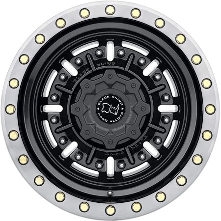 Black Rhino Abrams 18x9.5 6x135 +12mm Black/Tint Wheel Rim 18" Inch