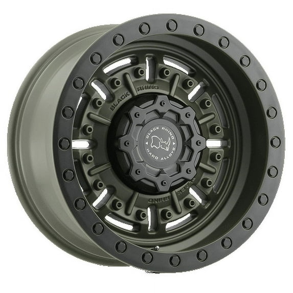 Black Rhino Abrams 20X9.5 6X139.7 12Et 67.06Cb Olive Drab Green Wheel