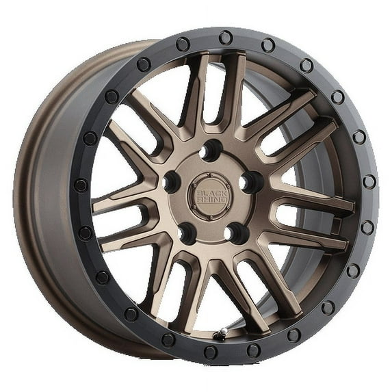 Black Rhino Aluminum Rim ARCHES 15X7in Bronze with Black Ring Finish, 1570ACH155114Z76