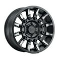 thumbnail image 1 of Black Rhino Aluminum Rim MISSION 17X8.5in Matte Black with Machined Tinted Spokes Finish, 1785MSN-85114M71, 1 of 3