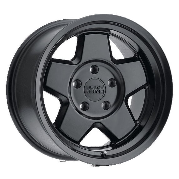 Black Rhino Aluminum Rim REALM 16X8in Matte Black Finish, 1680RLM-05114M71