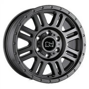 Black Rhino Aluminum Rim YELLOWSTONE 16X8in Matte Gunmetal Finish, 1680YWN386130G84