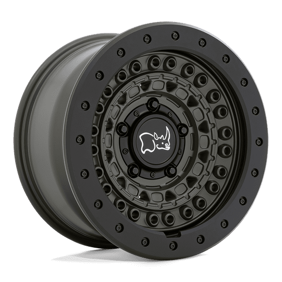 Black Rhino Barricade 17X8.5 5X127 -34Et 71.5Cb Olive Dabe Green With Black Rock Guard Wheel