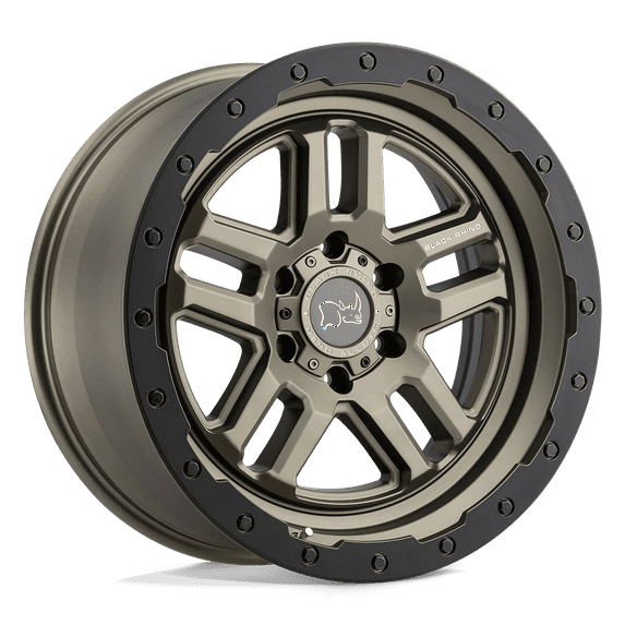 Black Rhino Barstow 18X8 5X127 30Et 76.1Cb Matte Bronze W/ Matte Black Ring Wheel