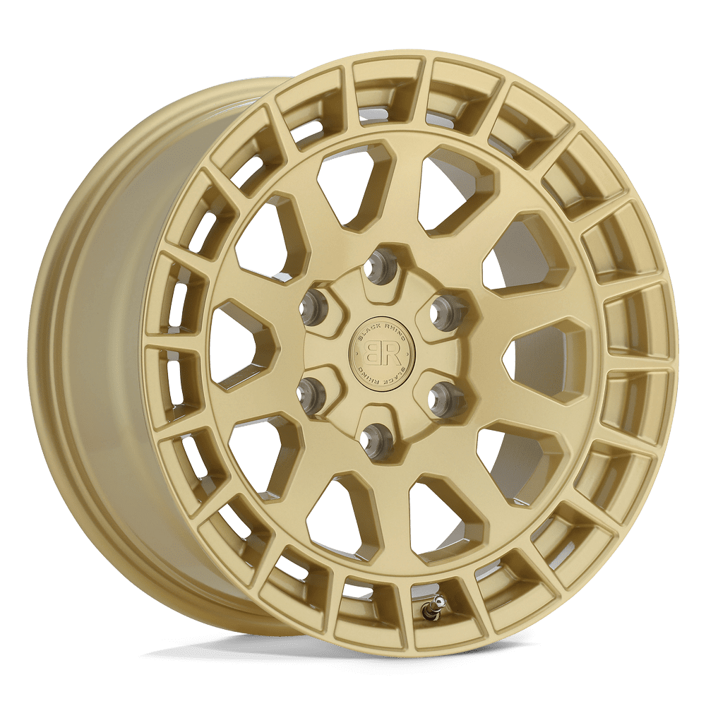 Black Rhino Boxer 18X8.5 5X114.3 12Et 112.1Cb Gloss Gold Wheel