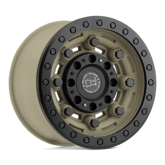 Black Rhino Cast Aluminum Rim BRGAR 17X8.5 6X5.5 D-SAND-BLKLP 0MM, 1785GAR006140D12