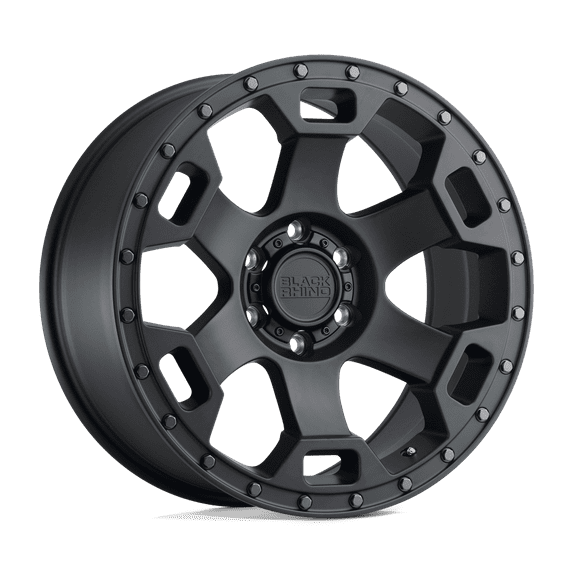 Black Rhino Cast Aluminum Rim BRGLT 18X9 6X5.5 SGL-BLK-GNMTL-BLT -18MM, 1890GLT-86140M12