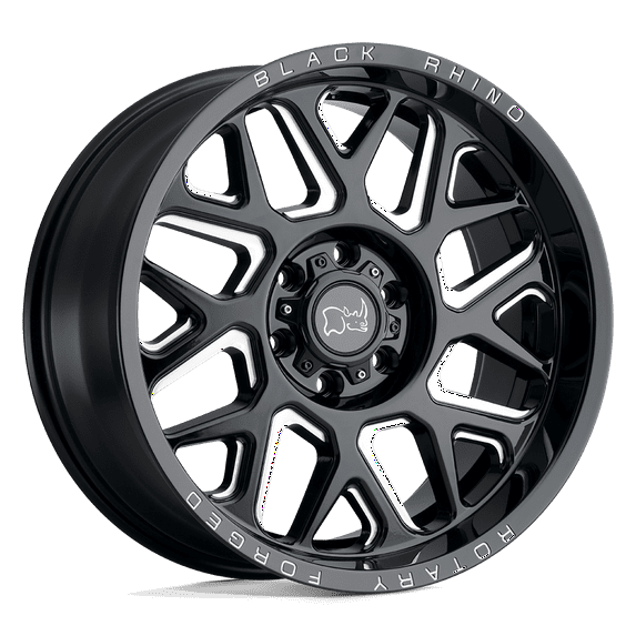 Black Rhino Cast Aluminum Rim BRRPR 20X11.5 6X5.5 G-BLK-MILL -44MM, 2015RPR-46140B12