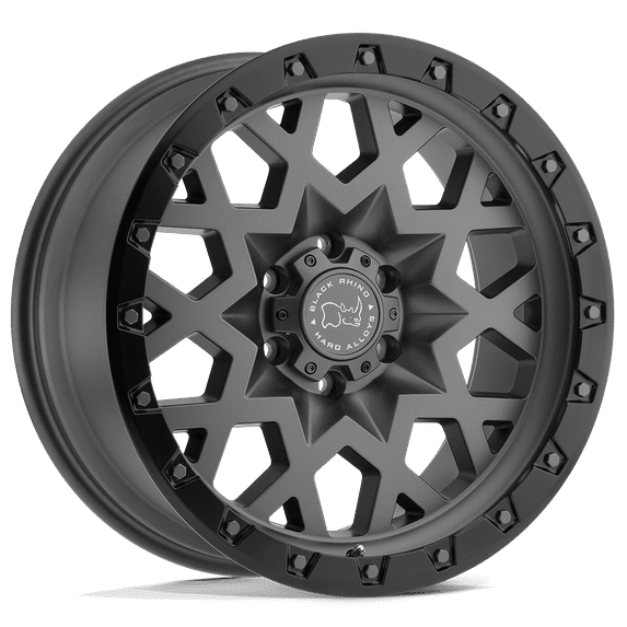 Black Rhino Cast Aluminum Rim BRSPK 20X9.5 6X5.5 M-GNMTL-BLK-LP -18MM, 2095SPK-86140G12