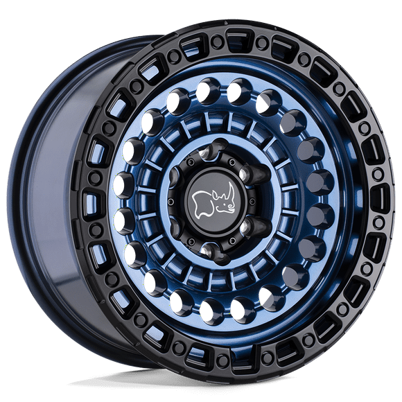 Black Rhino Cast Aluminum Rim BRSTN 17X8.5 8X170 CBLT-BLU-BLKLP -18MM, 1785STN-88170U25