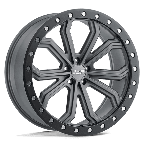 Black Rhino Cast Aluminum Rim BRTBC 18X8 5X4.5 M-GNMTL-BLK-LP 35MM, 1880TBC355114G76