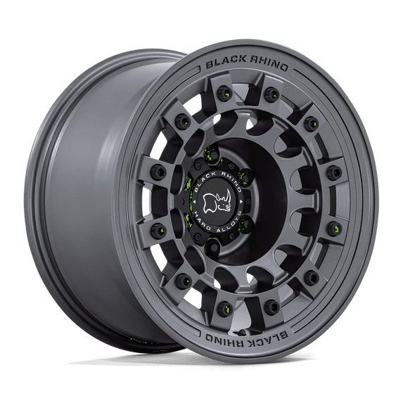 Black Rhino Cast Aluminum Wheel BR004 17x8 5x5.0 M-GNMTL 38mm, BR004AX17805038