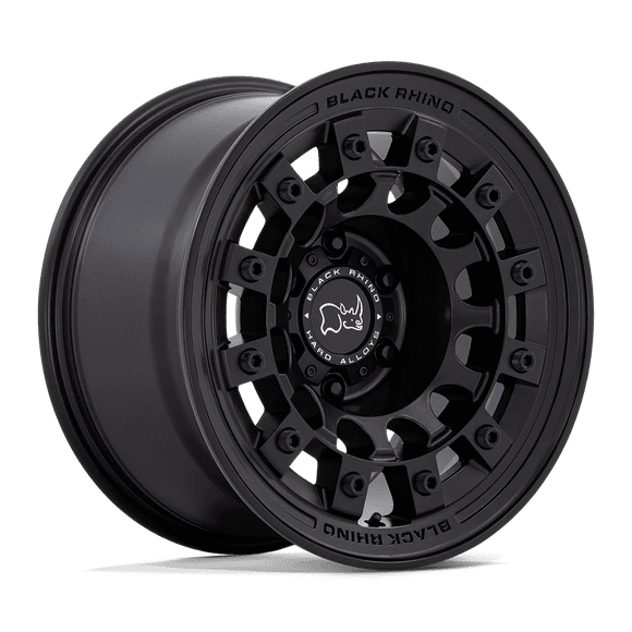 Black Rhino Cast Aluminum Wheel BR004 17x9 6x5.5 M-BLK -12mm, BR004MX17906812N