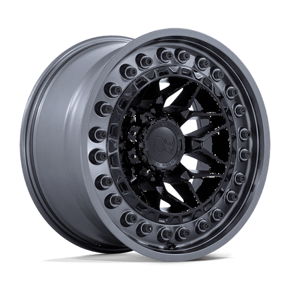 Black Rhino Cast Aluminum Wheel BR008 17x9 5x5.0 M-BLK M-GMTL-LP 0mm, BR008MA17905000