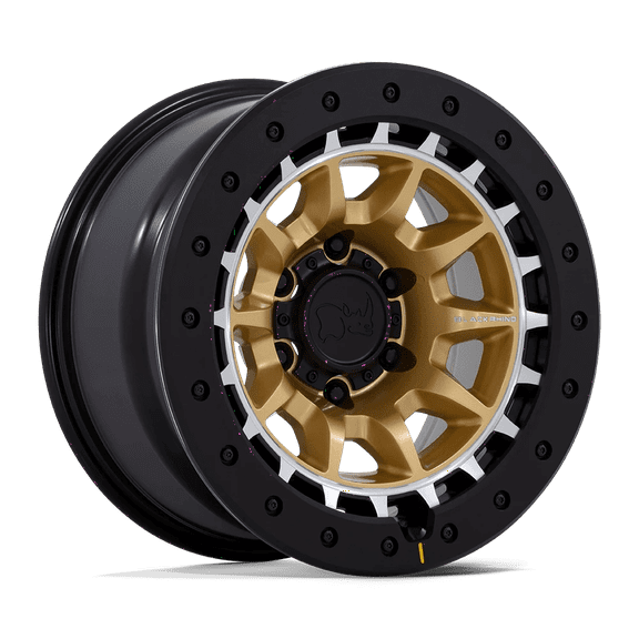 Black Rhino Cast Aluminum Wheel BR016 17x8.5 6x5.5 M-GOLD-MCH -10mm, BR016GD17856810N
