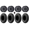 thumbnail image 1 of Black Rhino Chamber 14" Wheels Bk 28" MotoRally Tires Kawasaki Teryx Mule, 1 of 4