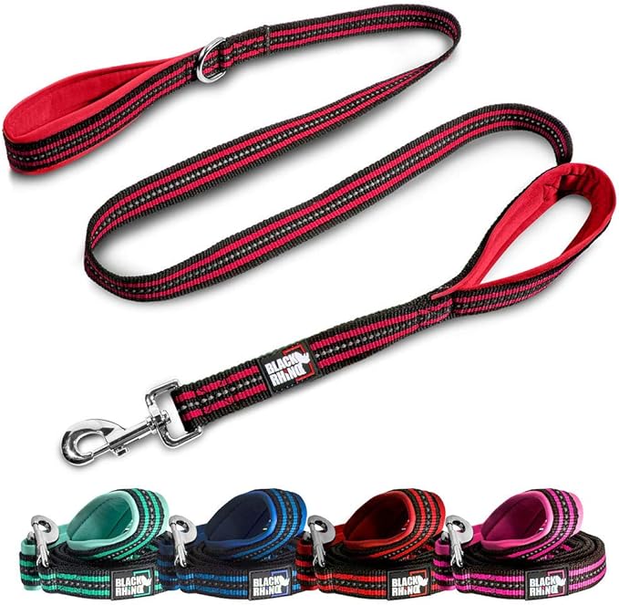 Black Rhino Dog Leash Heavy Duty Medium & Large Dogs 5ft Long
