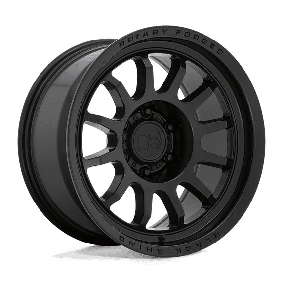 Black Rhino Flow Formed Aluminum Rim BRRPD 17X9.5 6X5.5 M-BLK -18MM, 1795RPD-86140M12