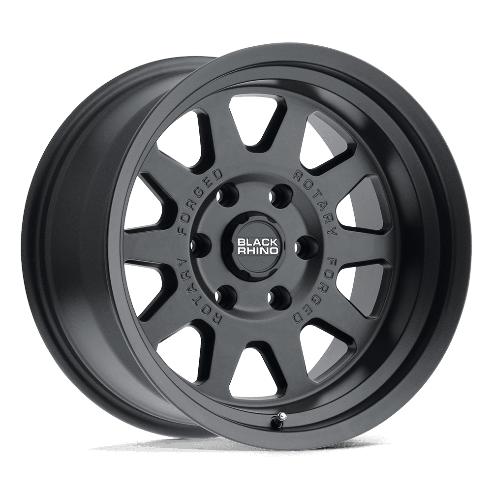 Black Rhino Flow Formed Aluminum Rim BRSDM 16X8 6X5.5 M-BLK -10MM, 1680SDM-06140M12A